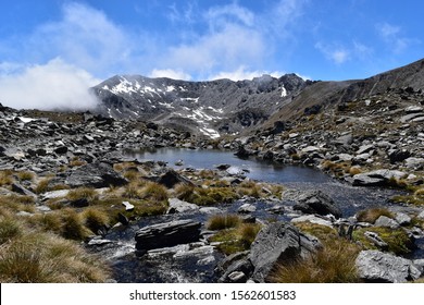 View At The Remarkables Ski Resort In New Zealand.