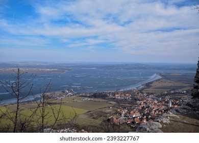 view of the Nové Mlýny reservoir