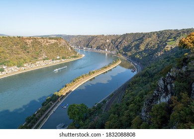 View Of The Rhine From The Loreley Rock