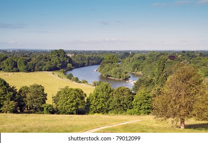 View From Richmond Hill Overlooking The Thames