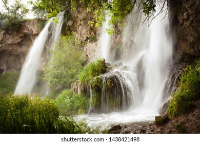 View Of Rifle Falls In Colorado