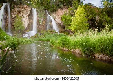 View Of Rifle Falls In Colorado