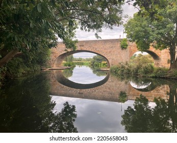 View From River Nene Towards Wansford Bridge