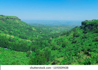 View Of The Road To Mount Elgon, Uganda