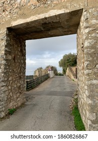 View Of A Road In The Upper Rock Nature Reserve, Gibraltar, 21st November 2020