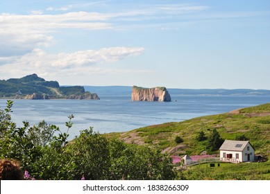 View Of Percé Rock From Bonaventure Island