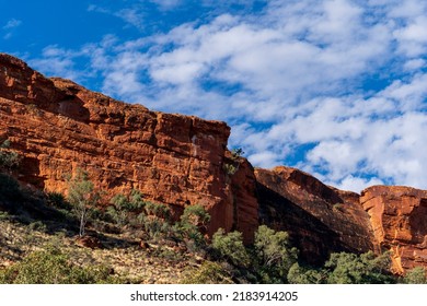 View Of Rock Formation On The Kings Creek Walk, Kings Canyon In The Northern Territory, Australia.