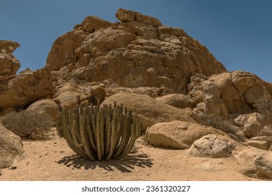 View of the rock formations in the Spitzkoppe Nature Reserve, Namibia - Powered by Shutterstock