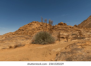 View of the rock formations in the Spitzkoppe Nature Reserve, Namibia - Powered by Shutterstock