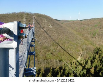 
View Of The Rope Bridge From The Side