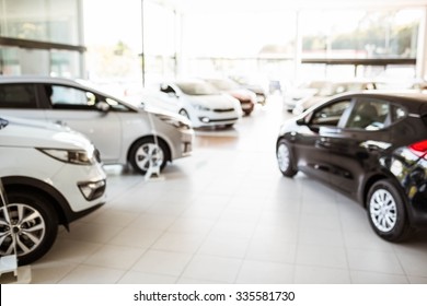 View of row new car at car dealership - Shutterstock ID 335581730