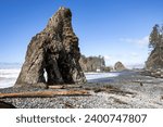 View of Ruby Beach in the Olympic Peninsula, WA.