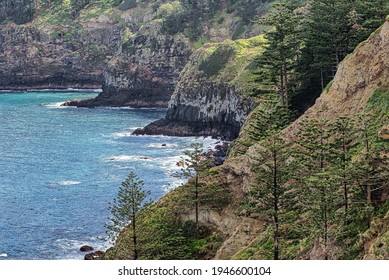 A View Of The Rugged Coastline Of Norfolk Island