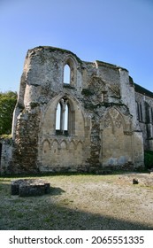 A View Of The Ruins At Cerisy Abbey, Originally A Druid Holy Site, Cerisy-la-Foret, Manche, Normandy,  