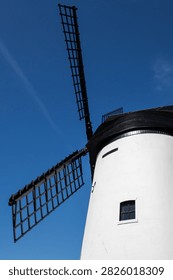 A view of the sails of Lytham Windmill
