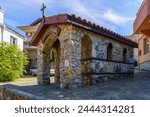 View of the Saint Constantine and Elena Chapel, in the old town of Sozopol, Bulgaria