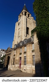 View Of Saint Germain Des-Pres, Oldest Church In Paris . It Was Built In The 17th Century.