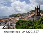 View of Saint Andrew’s Presbyterian Church from Fort George in Saint George’s Grenada