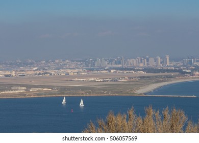 View Of San Diego And The Naval Air Base From Point Loma 