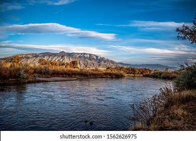 View Of Sandia Mountains From Corrales,  New Mexico 