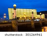 View of Sant Sebastian. Kursaal Congress Centre and Auditorium was designed by Spanish architect Rafael Moneo and opened in 1999