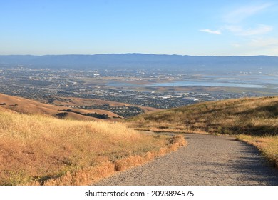 View Of The Santa Clara Valley And San Francisco Bay From The Mission Peak Trail