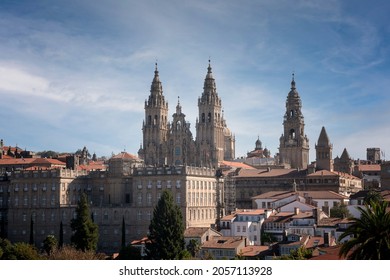 View of Santiago de Compostela city