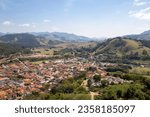 View from the Sao Bento do Sapucai viewpoint, in the countryside