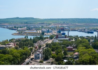 View Of The Sea Bay And Kerch Strait, Kerch, Crimea