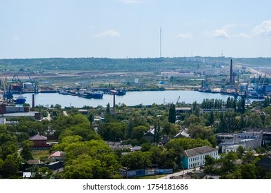 View Of The Sea Bay And Kerch Strait, Kerch, Crimea