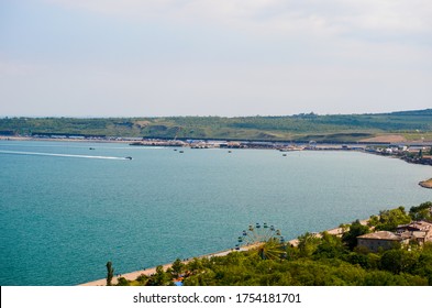 View Of The Sea Bay And Kerch Strait, Kerch, Crimea