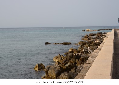 View From The Sea Beach Of Bari In Italy On June 17, 2016