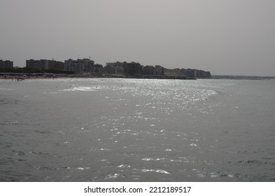 View From The Sea Beach Of Bari In Italy On June 17, 2016