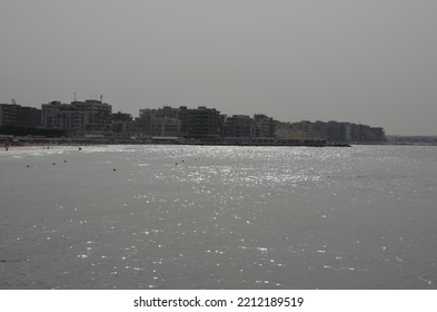 View From The Sea Beach Of Bari In Italy On June 17, 2016