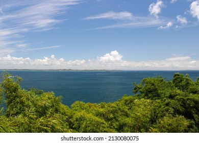 View Of The Sea Of Baía De Todos Os Santos In Bahia, Northeast Of Brazil