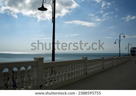 Similar – Seagulls on railings