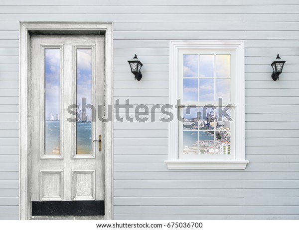 View Seascape Pattaya Bay Reflection White Stock Photo Edit Now