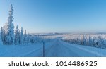 View from the seat of an Ice Road Trucker on the Dalton Highway in Alaska