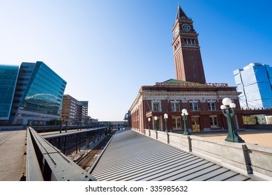 View Of Seattle King Street Station With Tower