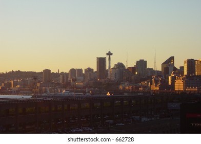 View Of Seattle, WA From Safeco Field