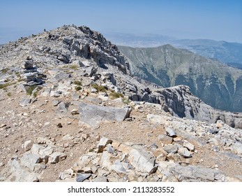 The view from the second highest top of Mount Olympus; Skolio (2911m.)