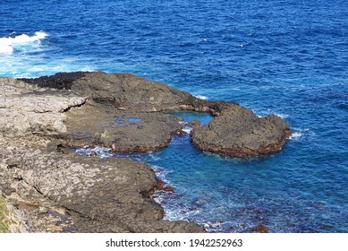 A View Of A Section Of The Rugged Coast Of Norfolk Island