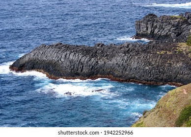 A View Of A Section Of The Rugged Coast Of Norfolk Island