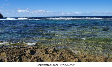 A View Of A Section Of The Rugged Coast Of Norfolk Island