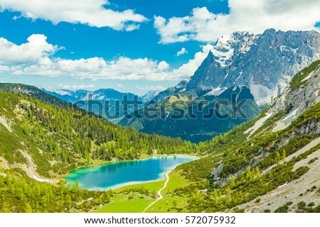 view of the seebensee in ehrwald