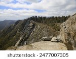 View of Sequoia National Park from Moro Rock, Sequoia National Park, Sierra Nevada, California