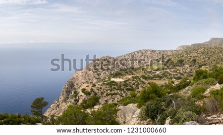 View Serra De Tramuntana Mountains Captured Stock Photo - 