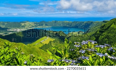 View of Sete Cidades - Boca do Inferno, Sao Miguel, Azores, Portugal