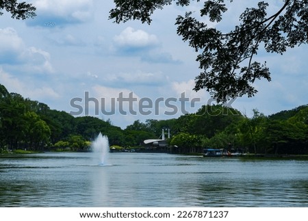 View at Shah Alam Lake Garden.