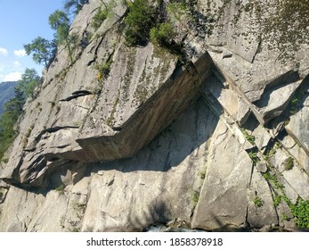The View Of Sharp Rock Formation, Braone Valley, Italian Alps.